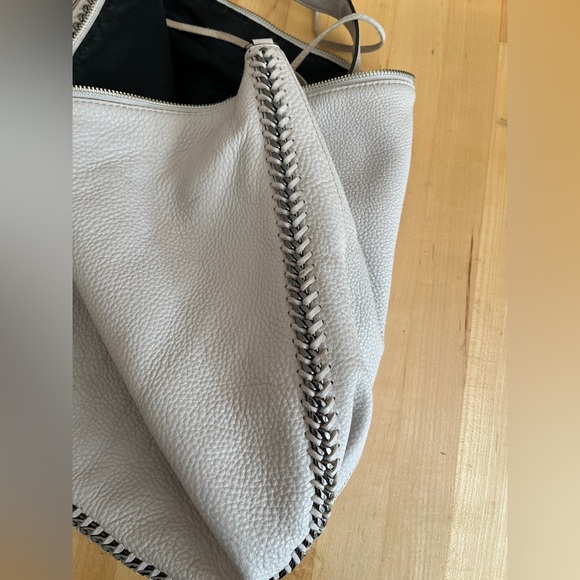 Rebecca Minkoff Hobo in Stone Putty Beige Leather with Tassel - Picture 11 of 13